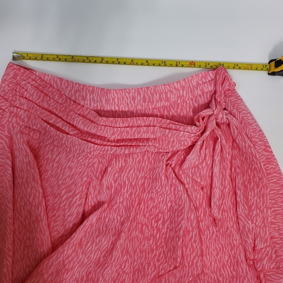 Aerie Pink Tie Wrap Mini Skirt Womens Size Large - Picture 6 of 14